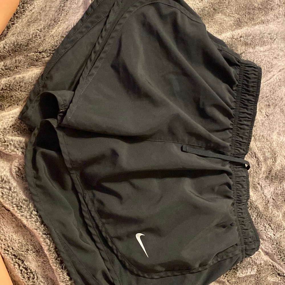black nike shorts